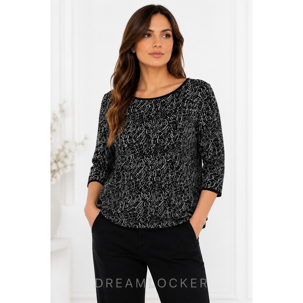 Reiss Sweater Jumper Womens XS Bardot Knitted Knit Stretch Pullover 3/4 Sleeve